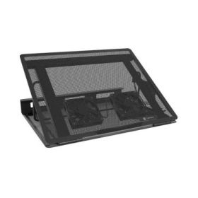 Natec Tern 2 Base Refrigeradora para Portatil de 17.3  - 2 Ventiladores Magneticos de 80 mm - Control de Velocidad - Solida Cons