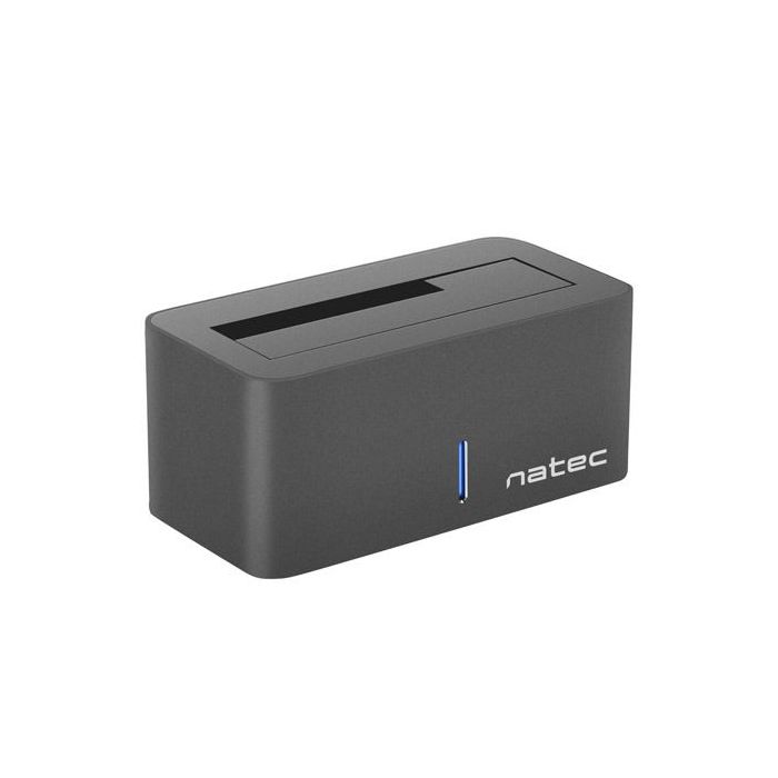 Natec Kangaroo Caja Externa para Discos HDD/SSD - Compatible 2,5  y 3,5  SATA - USB 3.0 - Color Negro