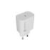 Natec Ribera Cargador de Pared 20W - 1xUSB-C - Carga Rapida - Color Blanco