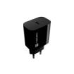 Natec Ribera Cargador de Pared 20W - 1xUSB-C - Carga Rapida - Color Negro