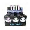 Vention PBE-PACK2 Pack 12 Ventiladores de Mano - Velocidad Maxima 17000RPM - Nivel Regulable de 1 a 100 - Bateria de 3000mAh - P