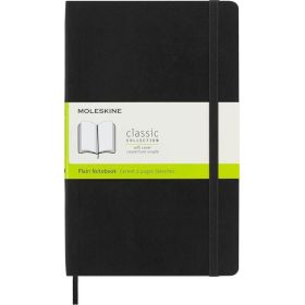 Moleskine Classic Libreta de Tapa Blanda - Papel Marfil Liso - 70g/m2 - Apertura 180º - Esquinas Redondeadas - Marcapaginas - Bo
