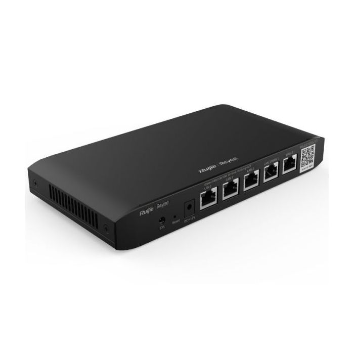 Ruijie RG-EG105G-V3 Router Gestionado - 5 Puertos de 1Gbps - Soporta hasta 2 Enlaces WAN - 600Mbps - Capacidad hasta 100 Usuario