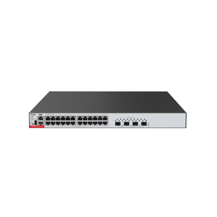 Ruijie RG-CS83-24GT4XS-PD Switch Modular - 24 Puertos Ethernet hasta 1Gbps - 4x SFP+ hasta 10Gbps - PoE/PoE+ hasta 740W - Color