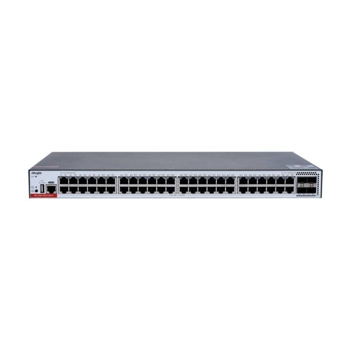 Ruijie RG-CS83-48GT4XS-P Switch - 48 Puertos Ethernet hasta 1Gbps - 4x SFP+ hasta 10Gbps - PoE/PoE+ hasta 405W - Fuente de Alime