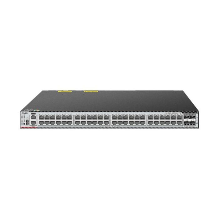Ruijie RG-CS85-48GT4XS-HPD Switch con Auto-Negociacion - 48 Puertos Ethernet hasta 1Gbps - 4x SFP+ hasta 10Gbps - Ranura de Expa