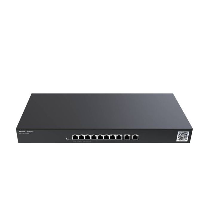 Ruijie RG-EG310GH-E Router - Montaje en Rack 1U - 10 Puertos - Velocidad hasta 1.5Gbps - Capacidad hasta 300 Usuarios - Gestion