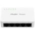 Ruijie RG-ES05F Switch de Sobremesa - 5 Puertos - Velocidad hasta 100Mbps - Color Blanco
