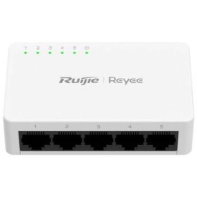 Ruijie RG-ES05F Switch de Sobremesa - 5 Puertos - Velocidad hasta 100Mbps - Color Blanco