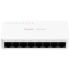 Ruijie RG-ES08F Switch de Sobremesa - 8 Puertos - Velocidad hasta 100Mbps - Carcasa de Plastico - Color Blanco