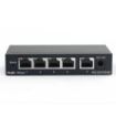 Ruijie RG-ES105GD Switch No Gestionado - 5 Puertos - Velocidad hasta 1Gbps - Carcasa en Acero - Color Negro