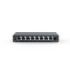 Ruijie RG-ES108GD Switch No Gestionado - 8 Puertos - Velocidad hasta 1Gbps - Carcasa de Acero - Color Negro