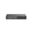 Ruijie RG-ES116G-L Switch No Gestionado - 16 Puertos Ethernet hasta 1Gbps - Carcasa de Acero - Color Negro
