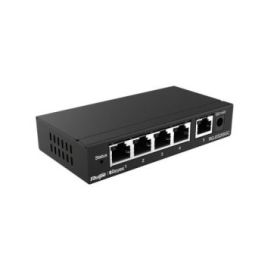 Ruijie RG-ES205GC Switch de Sobremesa - 5 Puertos Ethernet hasta 1Gbps - Vlan - Dhcp Snooping para Seguridad Avanzada - Gestion