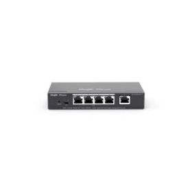 Ruijie RG-ES205GC-P Switch de Sobremesa - 5 Puertos - Velocidad hasta 1Gbps - PoE hasta 54W - Carcasa de Acero - Gestion Intelig