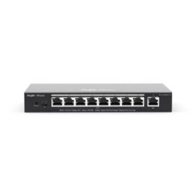 Ruijie RG-ES209GC-P Switch de Sobremesa - 9 Puertos - Velocidad hasta 1Gbps - PoE/PoE+ hasta 120W - Carcasa de Acero - Gestion I