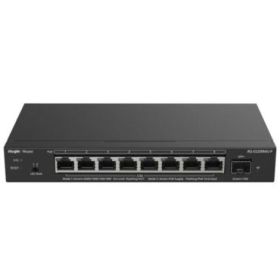 Ruijie RG-ES209MG-P Switch - 8 Puertos Ethernet hasta 2.5Gbps - 1x SFP+ hasta 10Gbps - PoE/PoE+ hasta 120W - Gestionado en la Nu