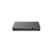Ruijie RG-ES210GS-P Switch de Sobremesa - 8 Puertos Ethernet 1Gbps - 1X Uplink 1Gbps - 1X Rj45/SFP Combo hasta 1Gbps - PoE/PoE+