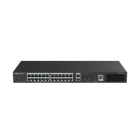 Ruijie RG-ES228GS-P Switch de Sobremesa - 26 Puertos Ethernet hasta 1Gbps - 2x SFP 1Gbps - PoE/PoE+ hasta 370W - Carcasa de Acer