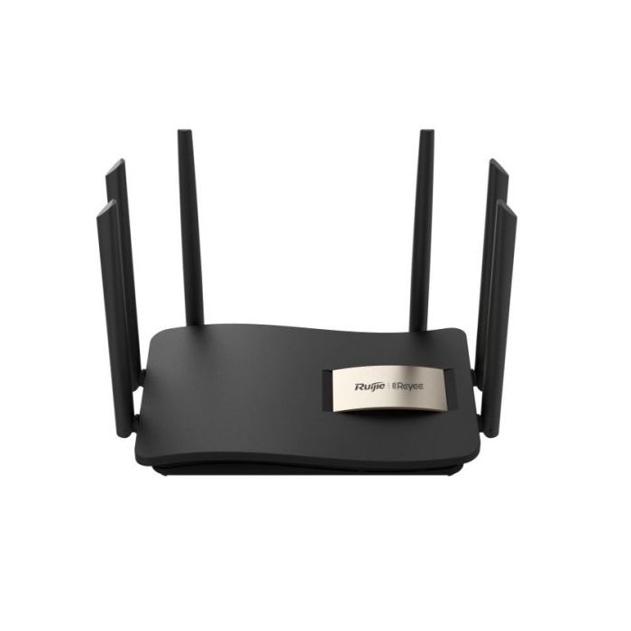 Ruijie RG-EW1200G PRO Router de Doble Banda - 4 Puertos - Velocidad Inalambrica hasta 1.3Gbps - WiFi 5 - Soporte Mesh - Color Ne