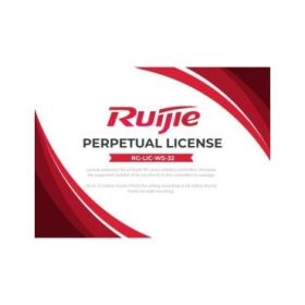Ruijie RG-LIC-WS-32 Licencia Software - 32 Puntos de Acceso Gestionados o 64 Puntos de Acceso de Pared - Gestion Centralizada de