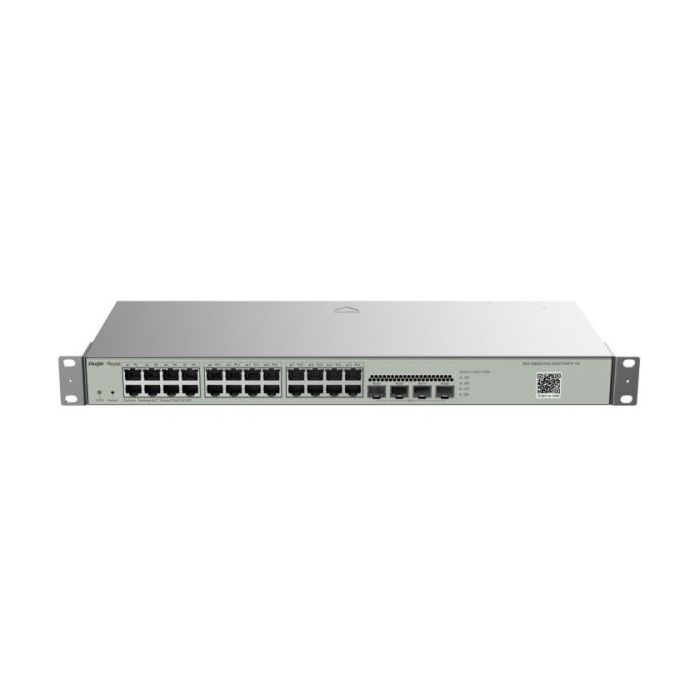 Ruijie RG-NBS3100-24GT4SFP-V2 Switch Gestionado - Montaje en Rack 1U - 24 Puertos Ethernet hasta 1Gbps - 4x SFP hasta 1Gbps - Co