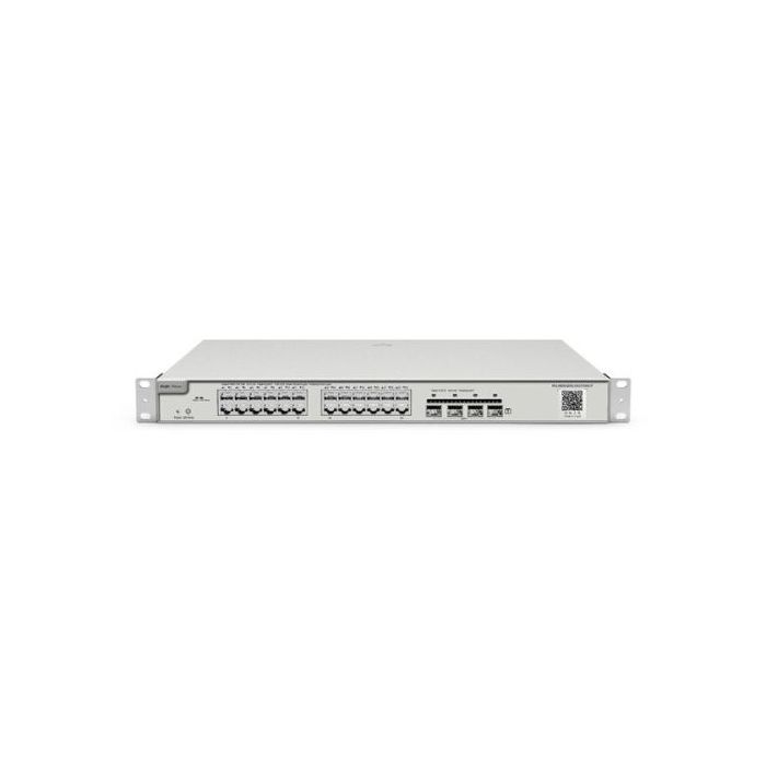 Ruijie RG-NBS3200-24GT4XS Switch Gestionado en Capa 2 - Montaje en Rack 1U - 24 Puertos Ethernet hasta 1Gbps - 4x SFP+ hasta 10G