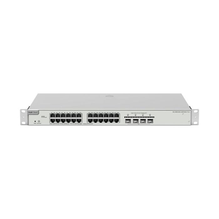 Ruijie RG-NBS3200-24GT4XS-P-V2 Switch Gestionado en Capa 2 - Montaje en Rack 1U - 24 Puertos Ethernet hasta 1Gbps - 4x SFP+ hast