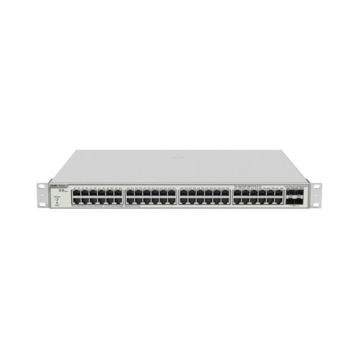 Ruijie RG-NBS3200-48GT4XS-P-V2 Switch Gestionado en Capa 2 - Montaje en Rack 1U - 48 Puertos Ethernet hasta 1Gbps - 4x SFP+ hast