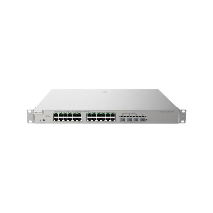 Ruijie RG-NBS5100-24GT4SFP-P Switch con Auto-Negociacion - 24 Puertos Ethernet hasta 1Gbps - 4x SFP hasta 1Gbps - PoE/PoE+ hasta