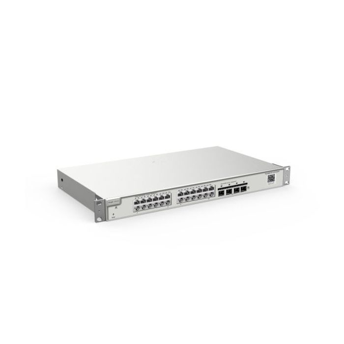 Ruijie RG-NBS5200-24GT4XS Switch Gestionado en Capa 2+ - Montaje en Rack 1U - 24 Puertos Ethernet hasta 1Gbps - 4x SFP+ hasta 10