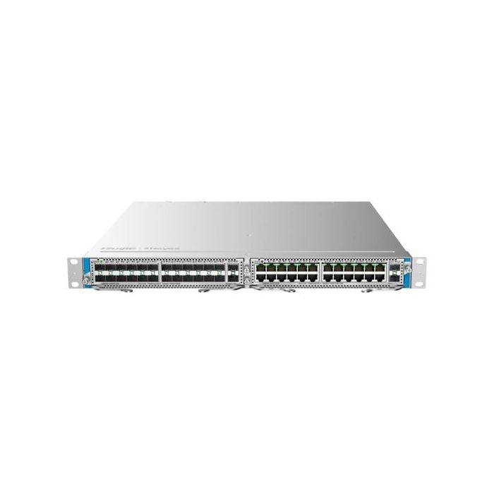 Ruijie RG-NBS6002 Chasis Switch para Dos Modulos - Montaje en Rack 1U - 2 Ranuras de Alimentacion - Color Acero