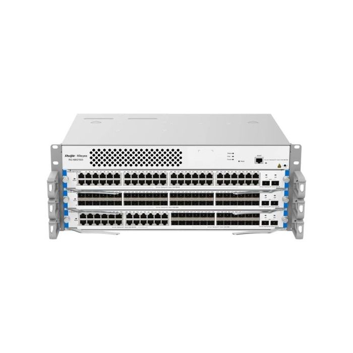 Ruijie RG-NBS7003 Switch con 3 Modulos - Montaje en Rack 4U - 2 Ranuras de Alimentacion - Modulo Ventilador Ampliable - Color Ac