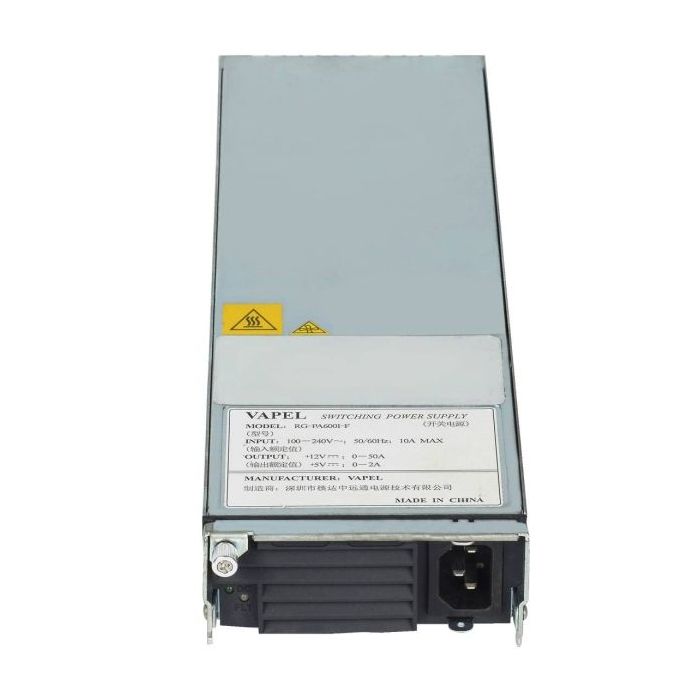 Ruijie RG-PA600I-P-F Modulo de Alimentacion - Potencia hasta 600W - Protecciones contra Sobrecarga y Cortocircuito - 600W - Colo