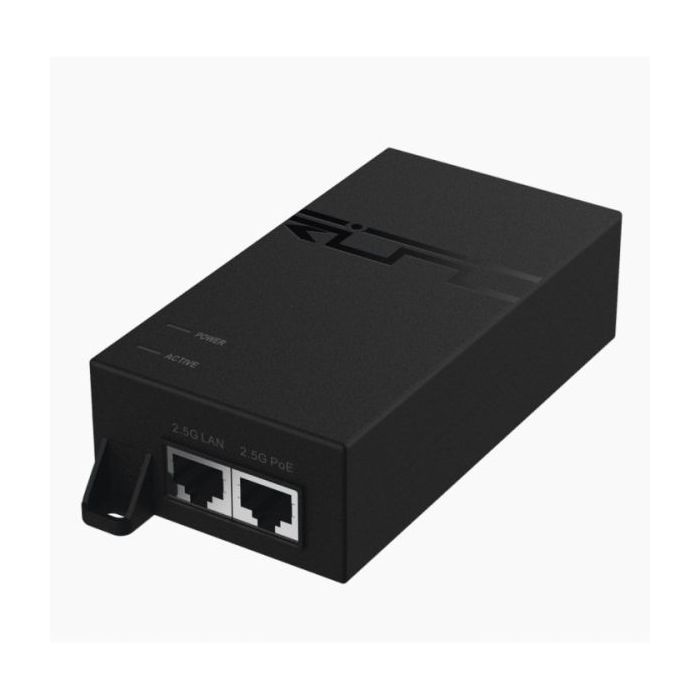 Ruijie RG-POE-50-60W-MG Inyector PoE - 1 Puerto - 60W - Voltaje de Salida 50V - Velocidad hasta 2.5Gbps - Color Negro