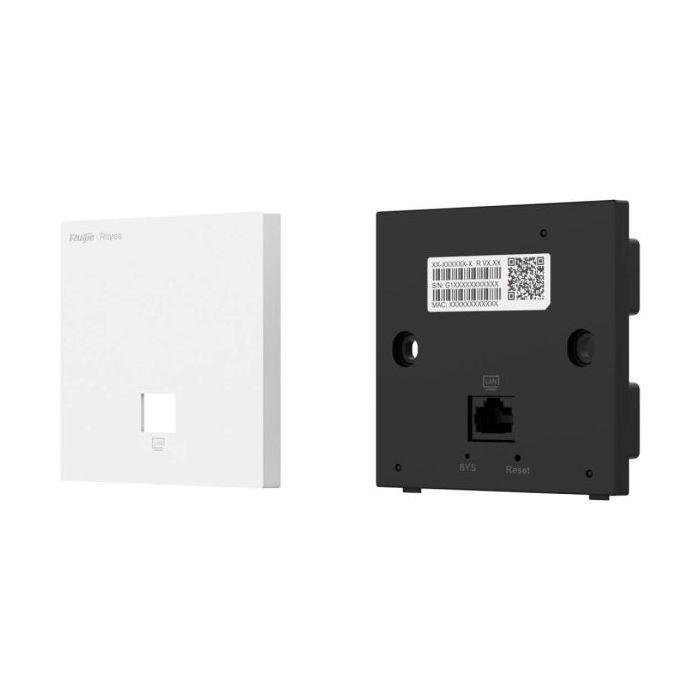 Ruijie RG-RAP1201 Punto de Acceso de Doble Banda - 1.3Gbps - WiFi 5 AC1300 - 2x RJ45 - Tecnologia MIMO 2x2 - Antenas Internas Et
