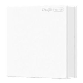 Ruijie RG-RAP62-Wall-Lite Punto de Acceso de Doble Radio - Montaje Pared - 1x 1GE LAN/WAN - PoE - 3Gbps - WiFi 6 AX3000 - Antena