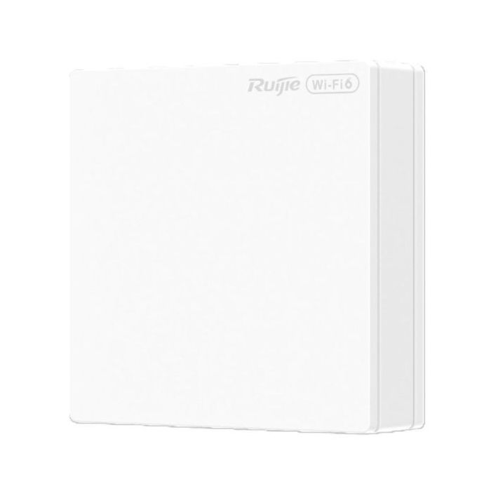 Ruijie RG-RAP62-Wall-Lite Punto de Acceso de Doble Radio - Montaje Pared - 1x 1GE LAN/WAN - PoE - 3Gbps - WiFi 6 AX3000 - Antena