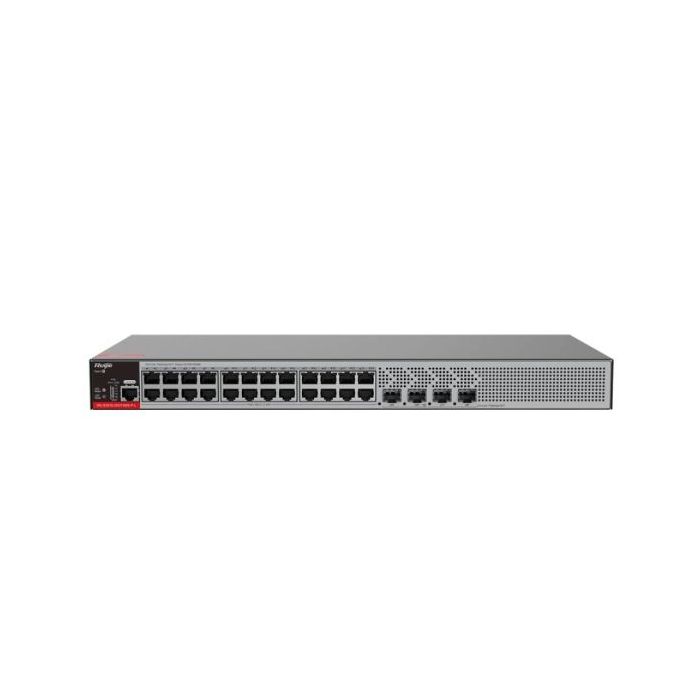 Ruijie RG-S2915-24GT4MS-P-L Switch con Auto-Negociacion - 24 Puertos Ethernet hasta 1Gbps - 4x SFP hasta 2.5Gbps - PoE/PoE+ hast