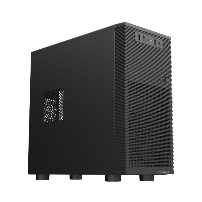 Unykach Aero C15 Caja MicroATX - Fuente de Alimentacion 500W Incluida - Tamaño Disco Soportado  1x 3.5  ,  2 x 2.5  - 1 x USB-A