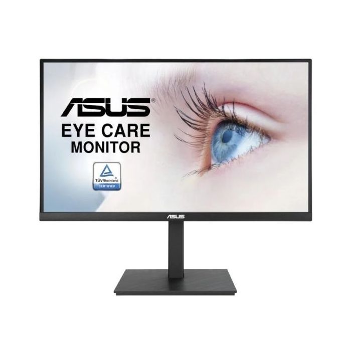 Asus VA27AQ Monitor 27  IPS QHD 75Hz HDR10 - Respuesta 1ms - Altavoces 4W - Ajustable en Altura, Giratorio e Inclinable - HDMI,