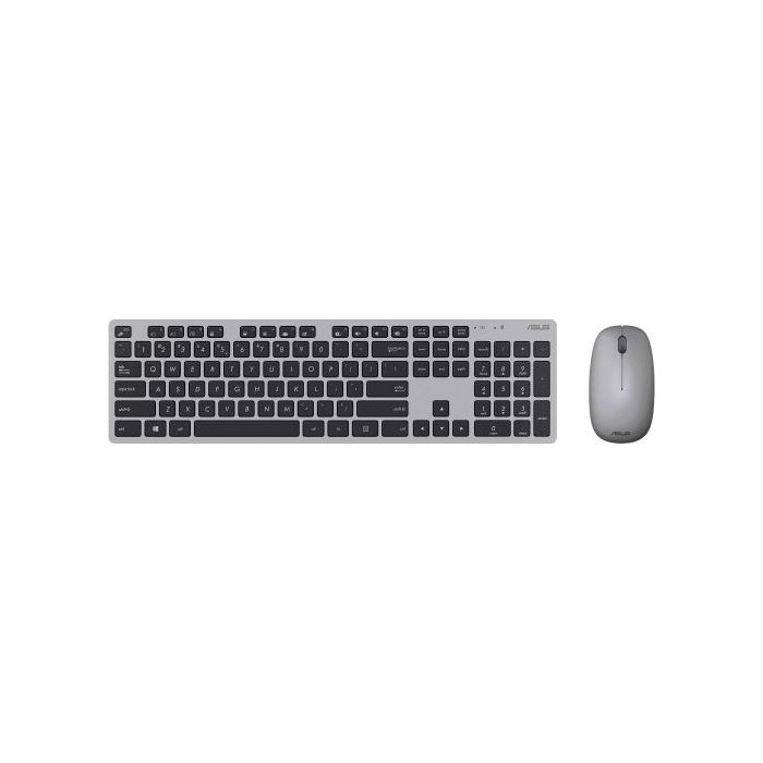Asus W5000 Kit Teclado y Raton - Inalambrico 2,4Ghz - 1600dpi - Español - Color Negro / Gris