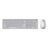 Asus W5000 Kit Teclado y Raton - Inalambrico 2,4Ghz - 1600dpi -  Español - Color Blanco / Gris