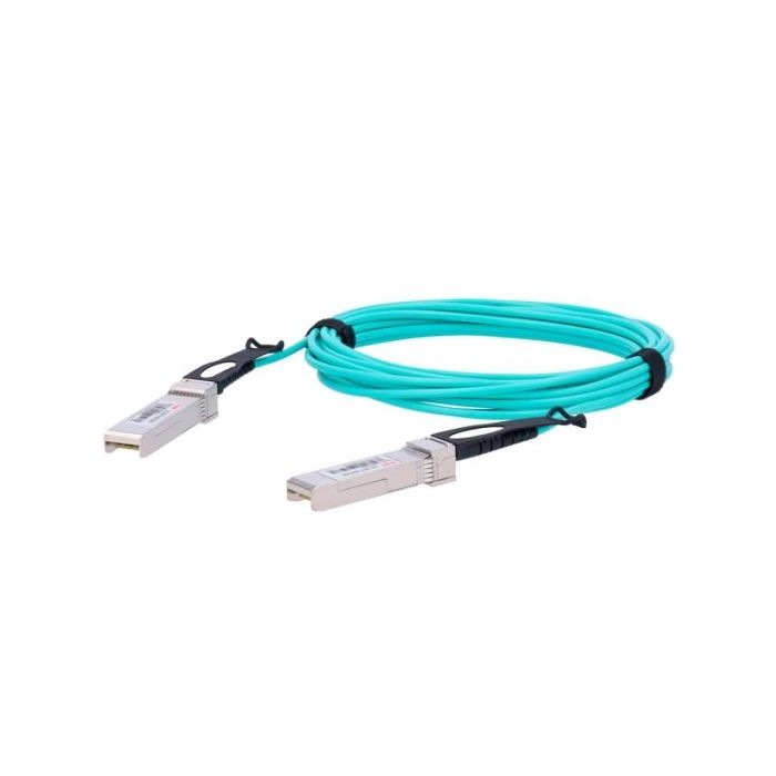 Ruijie XG-SFP-AOC1M Cable de Fibra Optica AOC - SFP+ - 1 Metros - 10 Gbps por Canal - Color Turquesa