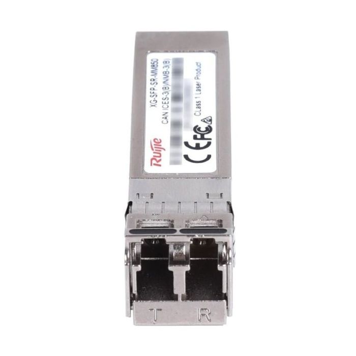 Ruijie XG-SFP-SR-MM850 Modulo Transceptor SFP+ - 10GBase-SR - Fibra Optica hasta 300M - Velocidad hasta 10Gbps - Conector LC - L