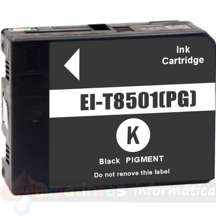 Epson T8501 Negro Foto Cartucho de Tinta Pigmentada Genérico - Reemplaza C13T850100