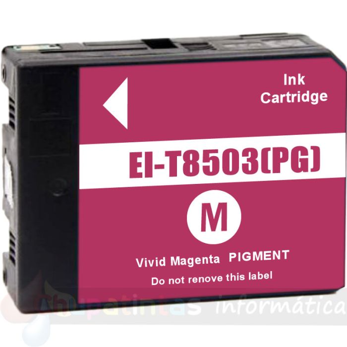Epson T8503 Magenta Cartucho de Tinta Pigmentada Genérico - Reemplaza C13T850300
