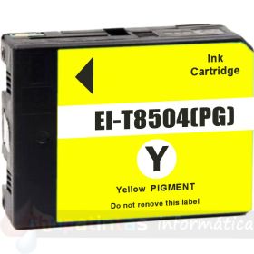 Epson T8504 Amarillo Cartucho de Tinta Pigmentada Genérico - Reemplaza C13T850400