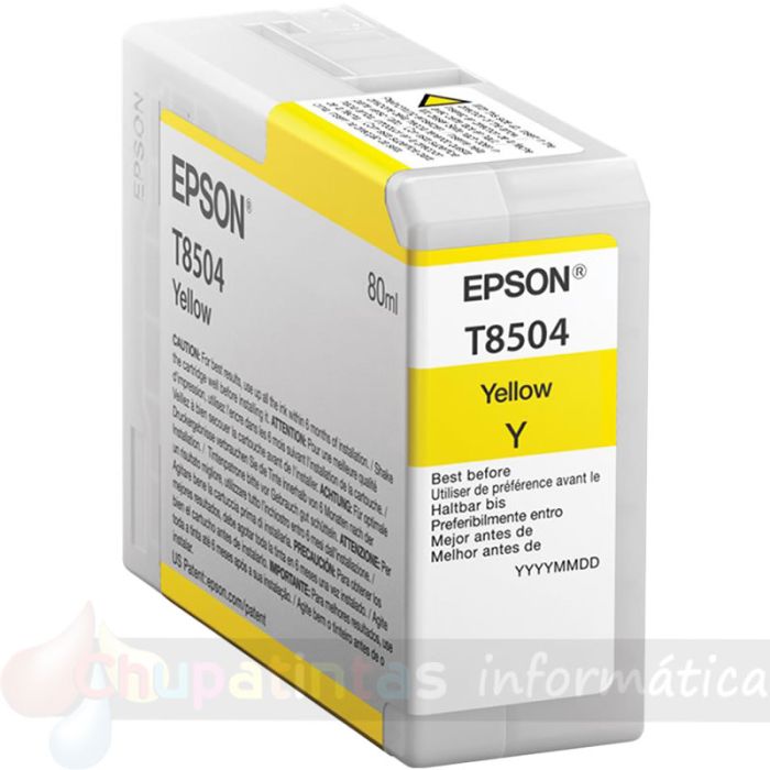 Epson T8504 Amarillo Cartucho de Tinta Original - C13T850400