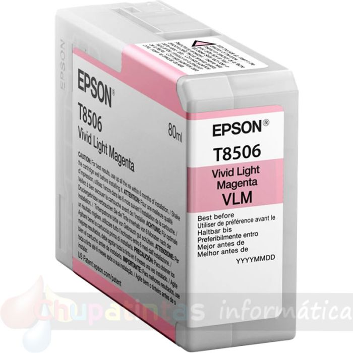 Epson T8506 Magenta Light Cartucho de Tinta Original - C13T850600